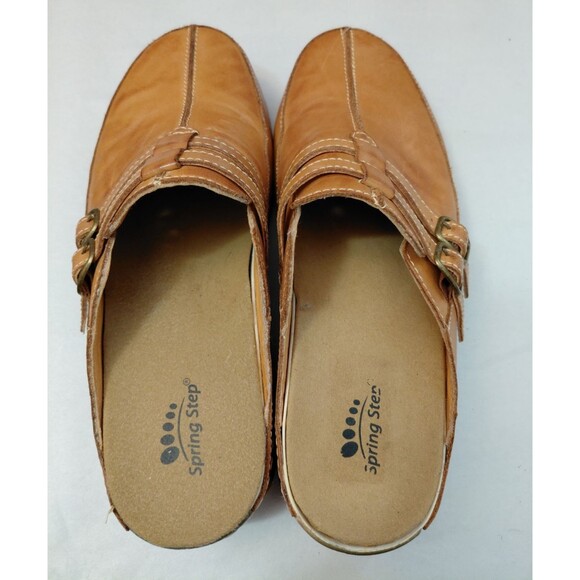Spring Step Happy MBR Slip On Clog Shoes Women's EUR 39 US 8.5 Camel - Picture 7 of 10